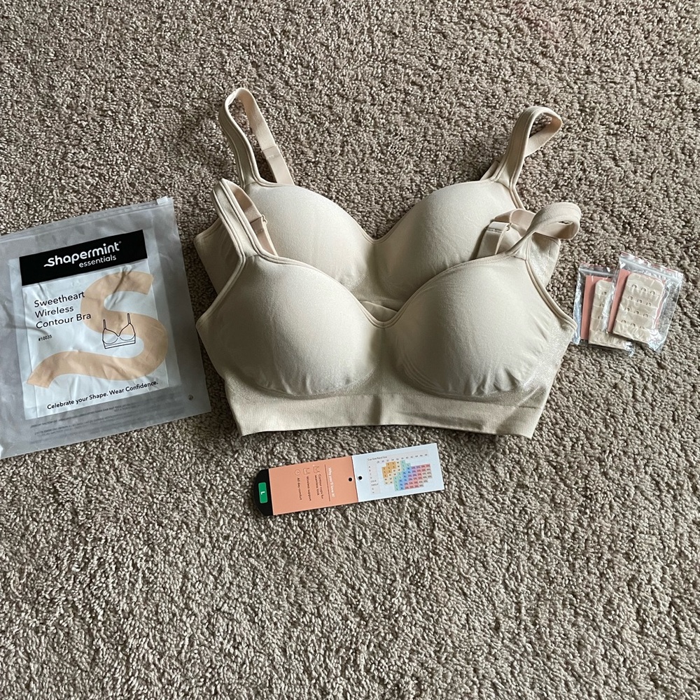 Shapermint Sweetheart Wireless Contour Bras